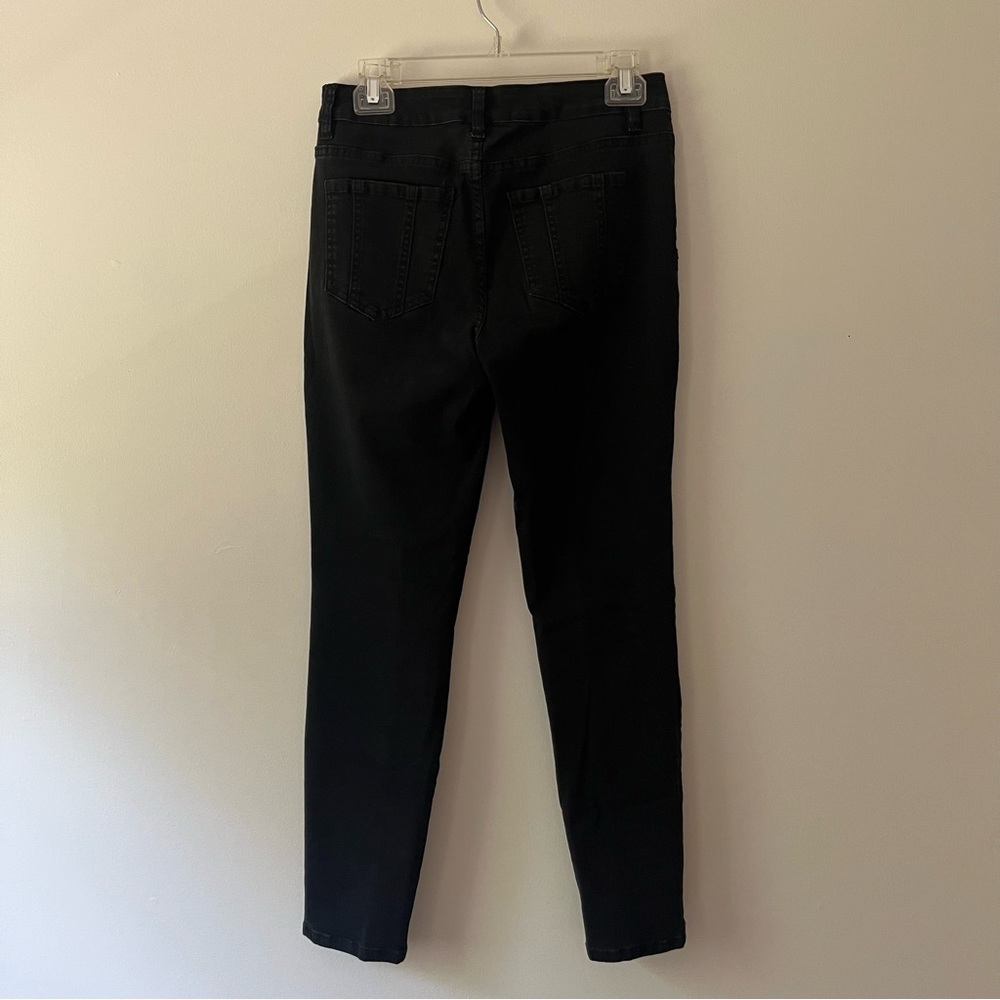 A.Z.I Black Embroidered Jeans 4 - Picture 4 of 6